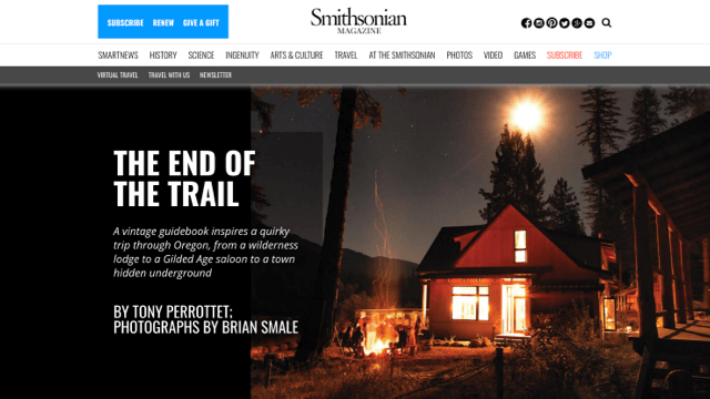 Smithsonian Magazine – The End of the Trail