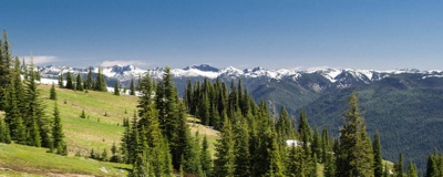 The scenic Wallowas in northeast Oregon