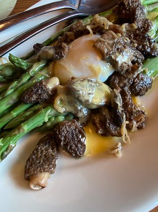 A plate of food.